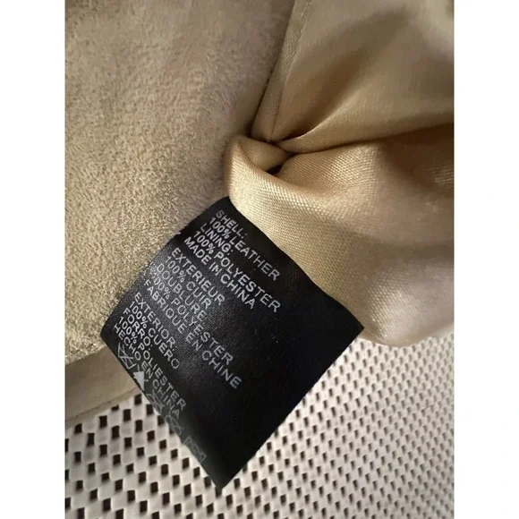 VTG Suede Leather Western Blazer Jacket Women Size M/L Floral Embroidered Boho - Picture 12 of 12